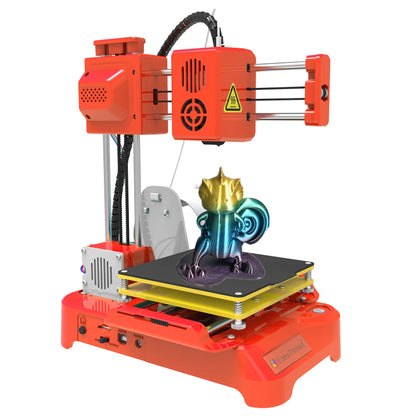 K7 3D Mini Printer 100X100X100Mm No Heated Bed One-Key Printe with TF Card PLA Filament Simple Small Printing Machine